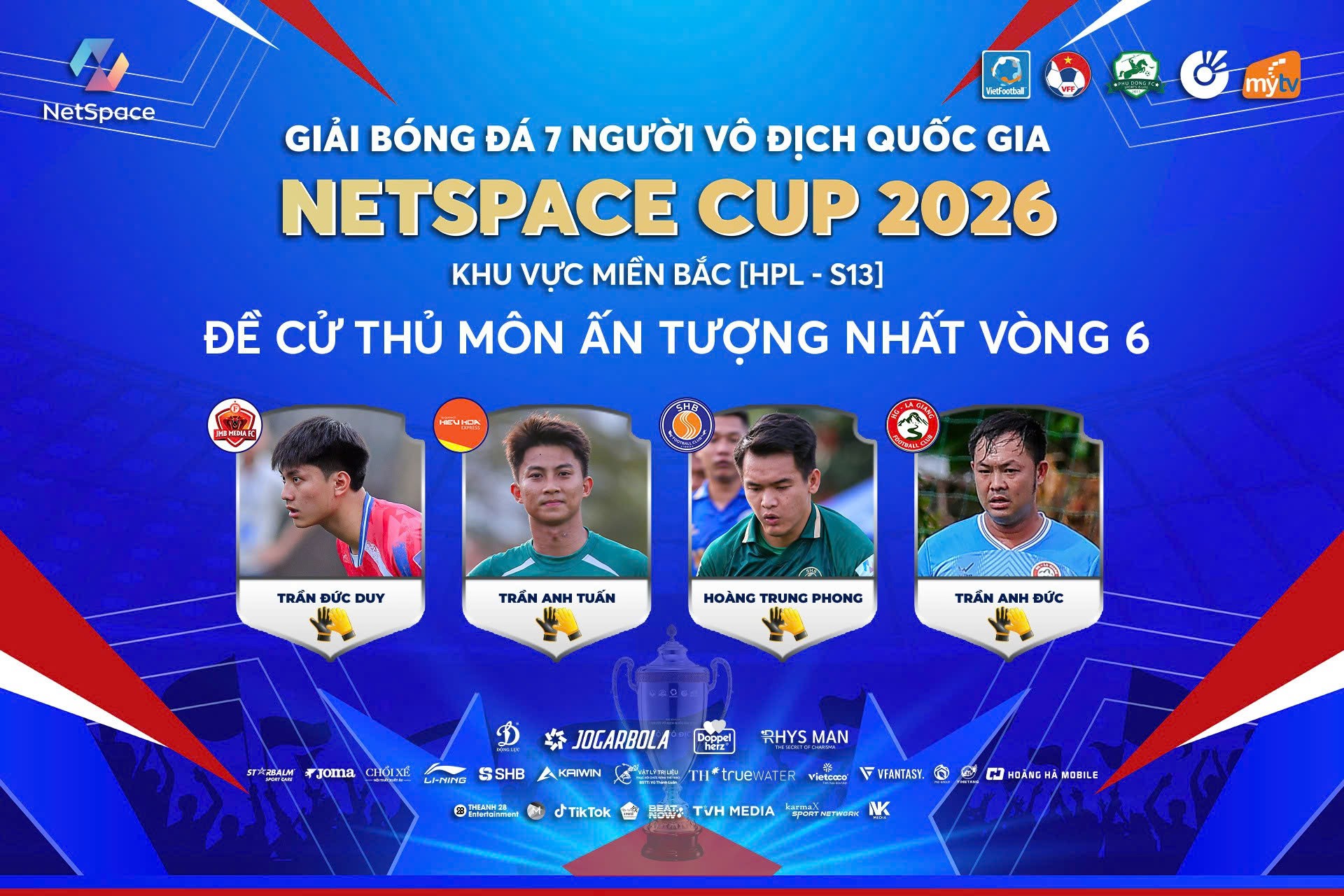 Bình chọn thủ môn ấn tượng vòng 6 HPL-S13